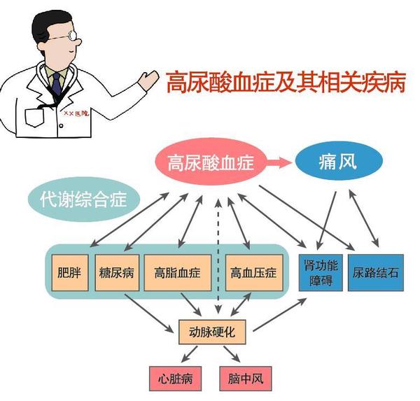 尿酸高会引起什么疾病？